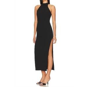 NEW L*SPACE cherie midi dress in black